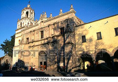 Stock Photograph - Church, Coyoacßn. Mexico D. F., Mexico. Fotosearch