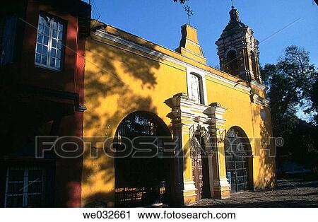 Church of Santa Catarina, Coyoacßn. Mexico D. F., Mexico View Large Photo Image Stock Image - Church of Santa Catarina, Coyoacßn. Mexico D. F., Mexico. Fotosearch