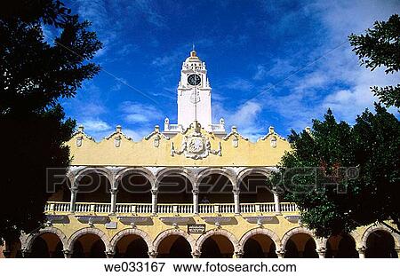 Stock Photo - City Hall, M? rida. Yucatßn, Mexico. Fotosearch