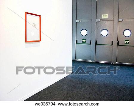 Picture - closed, day, door, exit. Fotosearch