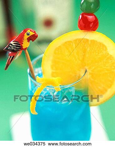 Cocktail: Blue Lady View Large Photo Image Stock Photography - Cocktail: Blue Lady. Fotosearch