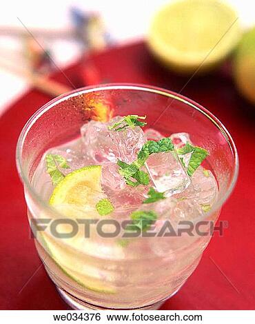Stock Photograph - Cocktail: Mojito. Fotosearch