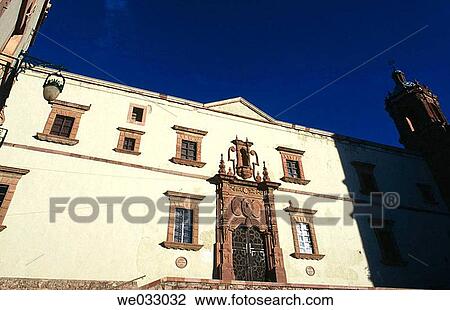 Stock Image - Colonial architecture, Zacatecas. Mexico. Fotosearch