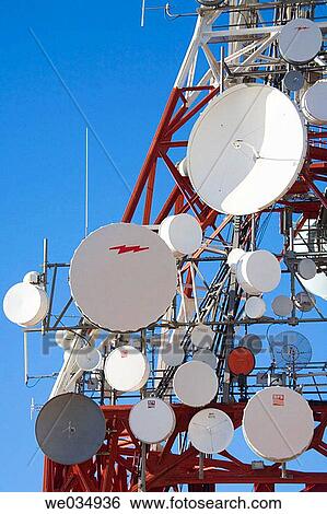 Communications masts and antennae above Mijas, Costa del Sol, Malaga Province, Spain View Large Photo Image Stock Photograph - Communications masts and antennae above Mijas, Costa del Sol, Malaga Province, Spain. Fotosearch