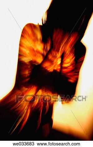 Stock Image - contemporary, crazy, craziness, anonymity. Fotosearch