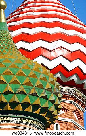 Detail of St. Basil's Cathedral domes, Red Square. Moscow, Russia View Large Photo Image Stock Photography - Detail of St. Basil's Cathedral domes, Red Square. Moscow, Russia. Fotosearch