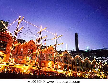 Dockside restaurants, downtown Sydney. New South Wales, Australia View Large Photo Image Stock Photo - Dockside restaurants, downtown Sydney. New South Wales, Australia. Fotosearch