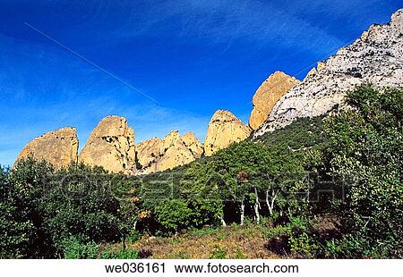 Dos Hermanas rock formation, Sierra de Cod? s. Navarra, Spain View Large Photo Image Stock Image - Dos Hermanas rock formation, Sierra de Cod? s. Navarra, Spain. Fotosearch