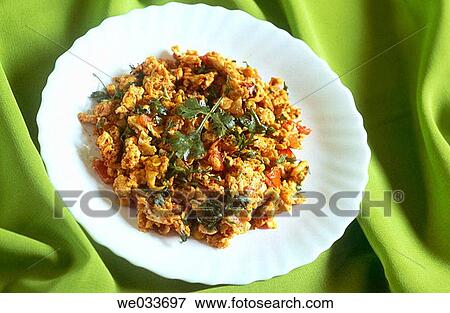 Egg Bhurji. Indian vegetarian dish. View Large Photo Image Stock Photo - Egg Bhurji. Indian vegetarian dish.. Fotosearch
