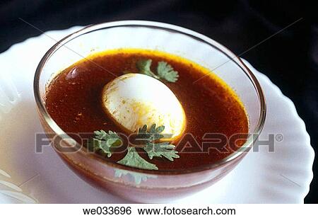 Egg curry. Food View Large Photo Image Stock Photograph - Egg curry. Food. Fotosearch