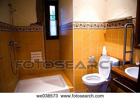 Stock Image - Endara farmhouse, Lezo. Guipuzcoa, Euskadi, Spain. Fotosearch