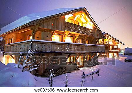 evening, house, light, night View Large Photo Image Stock Photograph - evening, house, light, night. Fotosearch