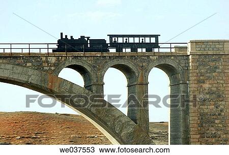 Fake train on a bridge. View Large Photo Image Stock Image - Fake train on a bridge.. Fotosearch