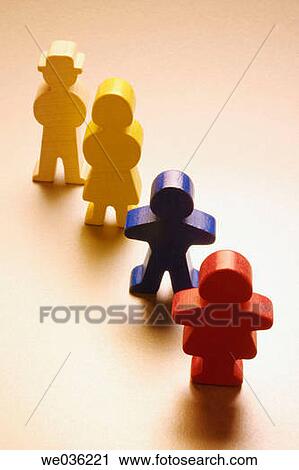 Stock Image - Family figures. Fotosearch