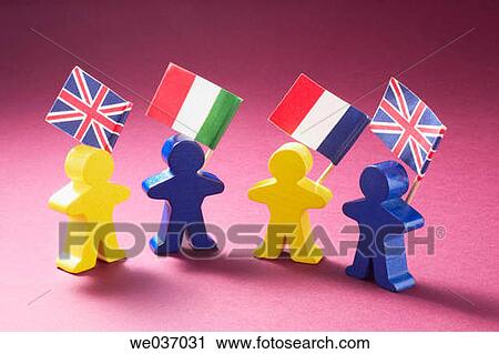 Figures with flags View Large Photo Image Stock Image - Figures with flags. Fotosearch