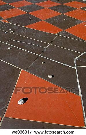 Stock Photo - Floor detail. Miramar Palace in Miramar Park. Bah? a de la Concha. San Sebastißn. Guipuzcoa province. Spain.. Fotosearch
