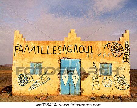 Fossil stall. Merzouga. Morocco. View Large Photo Image Picture - Fossil stall. Merzouga. Morocco.. Fotosearch