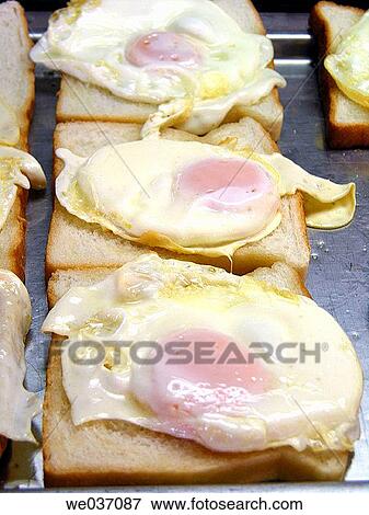 Fried eggs View Large Photo Image Stock Photo - Fried eggs. Fotosearch