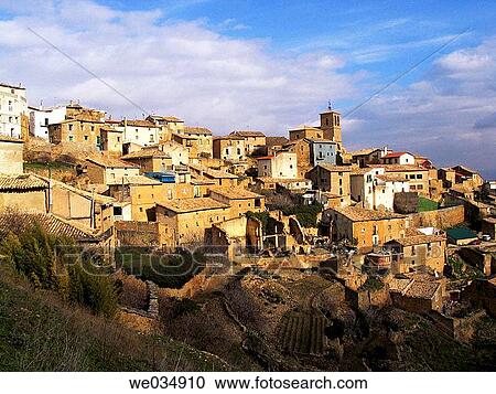 Gallipienzo. Navarra province. Spain. View Large Photo Image Stock Image - Gallipienzo. Navarra province. Spain.. Fotosearch