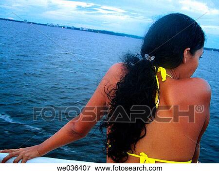 Stock Photo - Girl. Tup?. Brazil.. Fotosearch