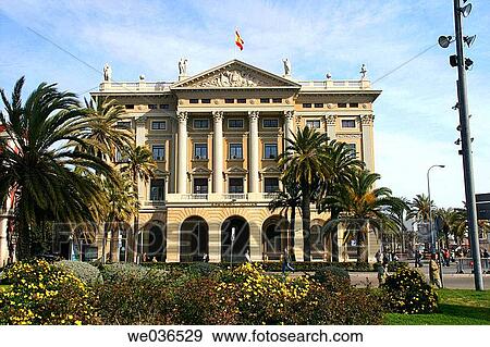 Gobierno Militar building. Barcelona. Catalonia. Spain View Large Photo Image Stock Photo - Gobierno Militar building. Barcelona. Catalonia. Spain. Fotosearch