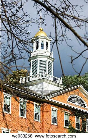 Stock Photo - Griffin Hall at Williams College, Williamstown. Massachusetts, USA. Fotosearch