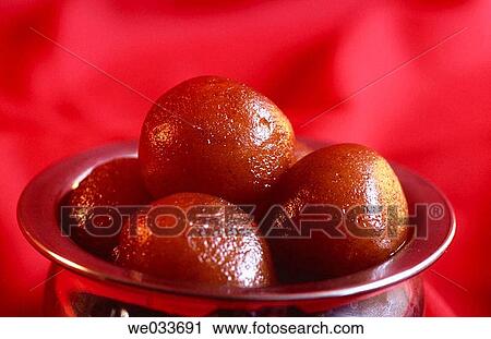 Stock Image - Gulab Jamun. Indian sweet food.. Fotosearch