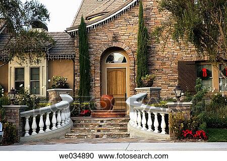Stock Image - Home Christmas decorations. Fotosearch