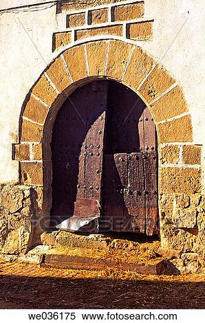 Home front door, Iturgoyen. Navarra, Spain View Large Photo Image Stock Photography - Home front door, Iturgoyen. Navarra, Spain. Fotosearch