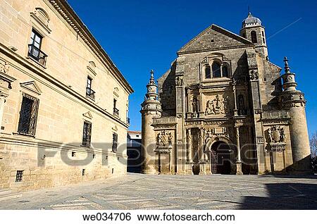 Iglesia del Salvador and Parador Nacional del Condestable Dßvalos (left),? beda. Ja? n province, Andalusia, Spain View Large Photo Image Stock Photograph - Iglesia del Salvador and Parador Nacional del Condestable Dßvalos (left),? beda. Ja? n province, Andalusia, Spain. Fotosearch