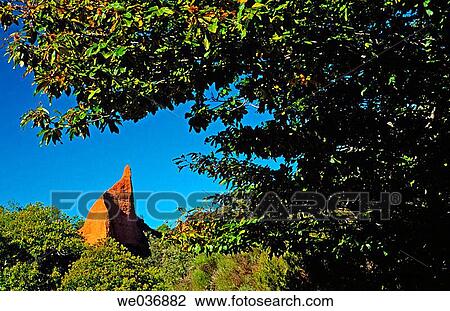 Stock Image - Las M? dulas, ancient roman gold mining site. Le? n province, Castilla-Le? n, Spain. Fotosearch