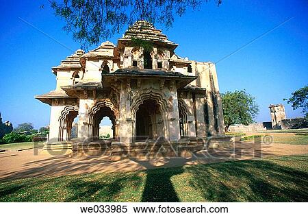 Lotus Mahal. Hampi. Karnataka. India. View Large Photo Image Stock Photography - Lotus Mahal. Hampi. Karnataka. India.. Fotosearch