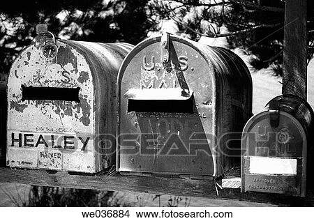 Mailboxes. California, USA View Large Photo Image Picture - Mailboxes. California, USA. Fotosearch
