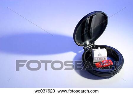 Miniature building and car in compact case View Large Photo Image Stock Image - Miniature building and car in compact case. Fotosearch
