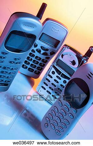 Stock Photo - Mobile phones. Fotosearch
