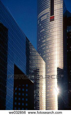 Stock Photograph - Modern architecture, Paris. France. Fotosearch