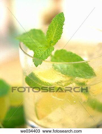 Stock Image - Mojito (cuban cocktail). Fotosearch
