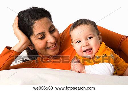 Mother and child View Large Photo Image Stock Image - Mother and child. Fotosearch