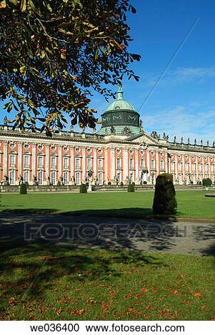 New Palace, Sanssouci Park, Potsdam, Brandenburg, Germany View Large Photo Image Stock Image - New Palace, Sanssouci Park, Potsdam, Brandenburg, Germany. Fotosearch
