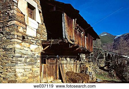 Old house dating from 1875, Salientes. Alto Sil, Le? n province, Castilla-Le? n, Spain View Large Photo Image Stock Photo - Old house dating from 1875, Salientes. Alto Sil, Le? n province, Castilla-Le? n, Spain. Fotosearch