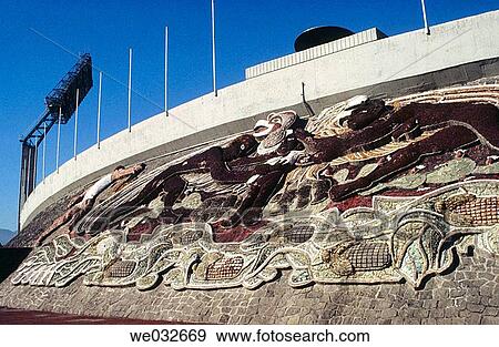 Olympic stadium, National Autonomous University of Mexico (Spanish: Universidad Nacional Aut? noma de M? xico, abbreviated as UNAM). Mexico City, Mexico D. F., Mexico View Large Photo Image Stock Photo - Olympic stadium, National Autonomous University of Mexico (Spanish: Universidad Nacional Aut? noma de M? xico, abbreviated as UNAM). Mexico City, Mexico D. F., Mexico. Fotosearch