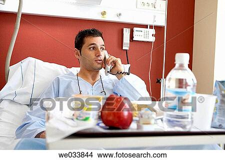 Patient in hospitalization View Large Photo Image Picture - Patient in hospitalization. Fotosearch