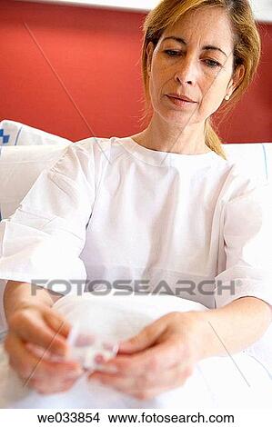 Patient in hospitalization View Large Photo Image Picture - Patient in hospitalization. Fotosearch