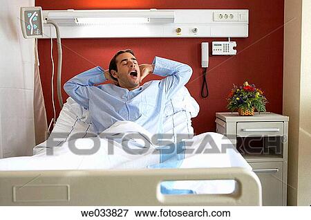 Patient in hospitalization View Large Photo Image Stock Photo - Patient in hospitalization. Fotosearch