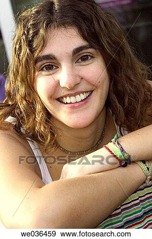 Portrait of smiling girl View Large Photo Image Stock Photo - Portrait of smiling girl. Fotosearch
