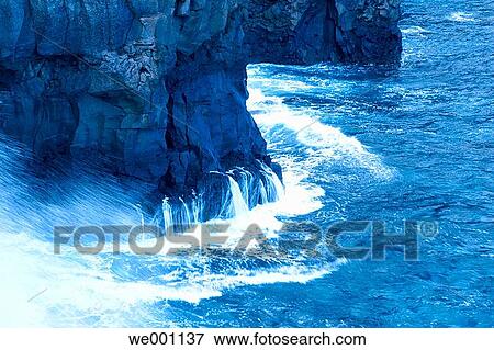 Pozo de la Salud cliffs. El Hierro. Canary islands. Spain. View Large Photo Image Stock Photo - Pozo de la Salud cliffs. El Hierro. Canary islands. Spain.. Fotosearch