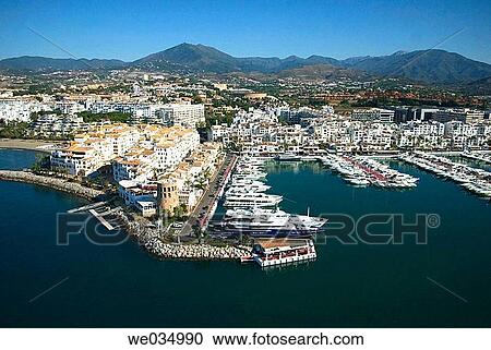 Stock Image - Puerto Ban·s, Marbella. Mßlaga province, Costa del Sol, Andalusia, Spain. Fotosearch