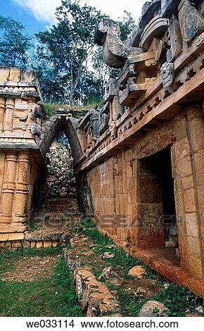 Puuc-style Mayan ruins at Sayil. Yucatan, Mexico View Large Photo Image Picture - Puuc-style Mayan ruins at Sayil. Yucatan, Mexico. Fotosearch