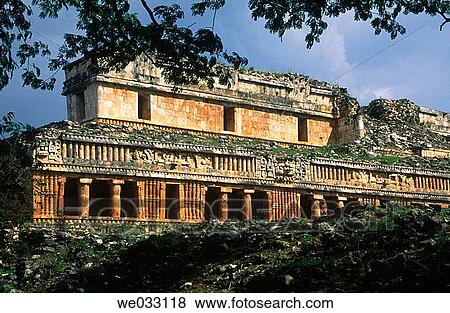Puuc-style Mayan ruins at Sayil. Yucatan, Mexico View Large Photo Image Stock Photo - Puuc-style Mayan ruins at Sayil. Yucatan, Mexico. Fotosearch