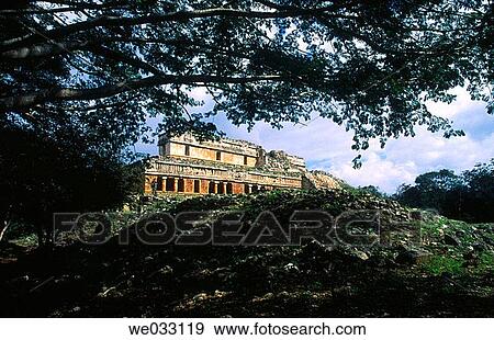 Puuc-style Mayan ruins at Sayil. Yucatan, Mexico View Large Photo Image Stock Photo - Puuc-style Mayan ruins at Sayil. Yucatan, Mexico. Fotosearch